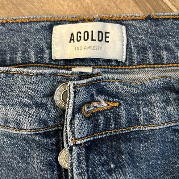 Agolde Riley Straight Leg Jeans - Picture 2 of 4